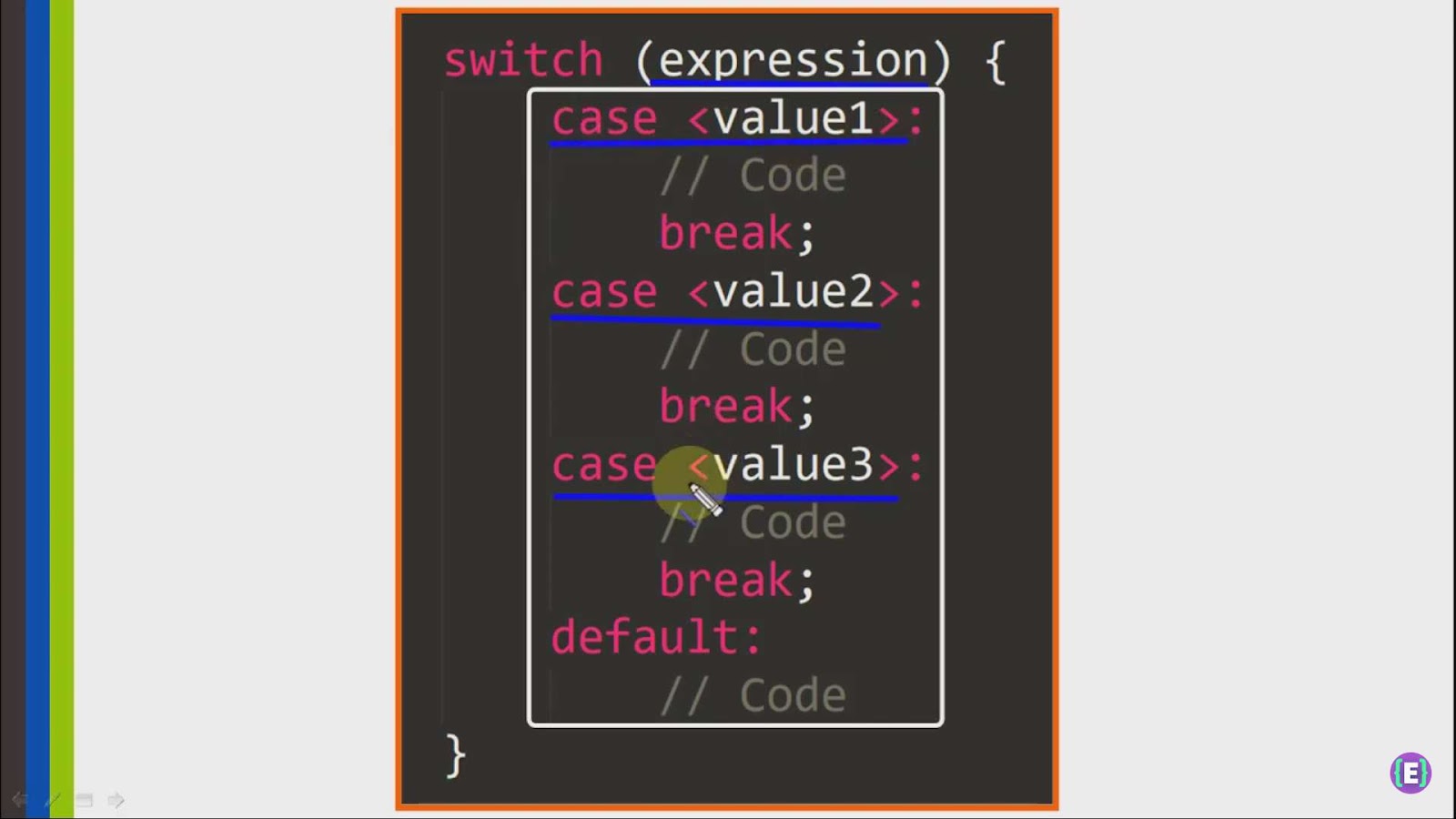 Switch statement with strings