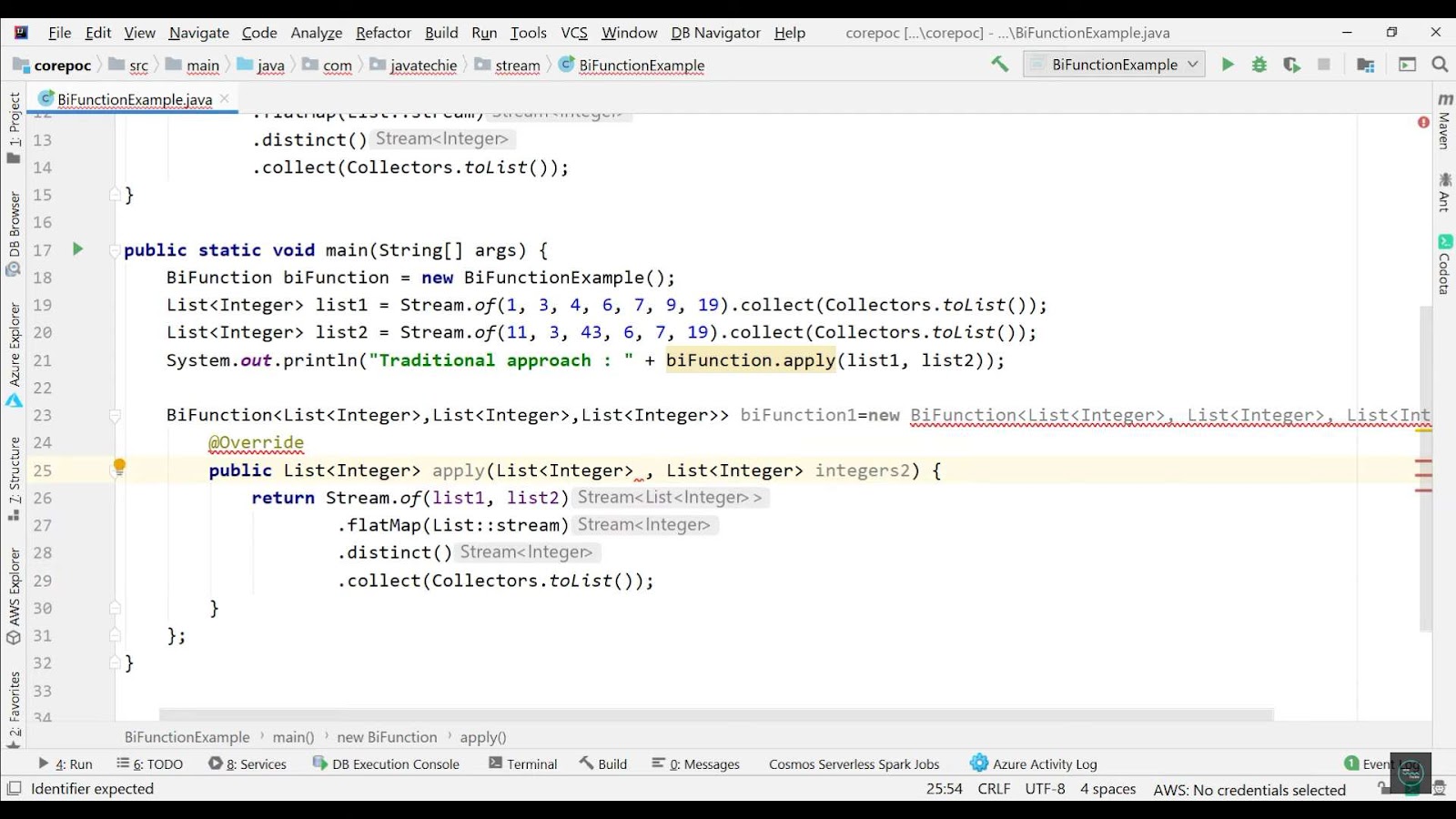 Bifunction in Java 8